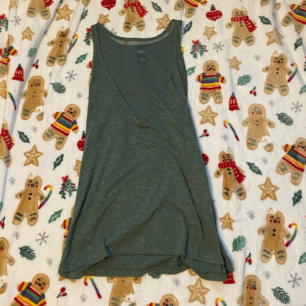 Green VS tank top